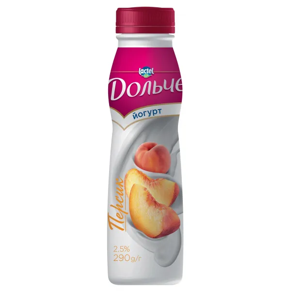 Dolce Iaurt de baut cu piersici 2,5% 290 g - image 1
