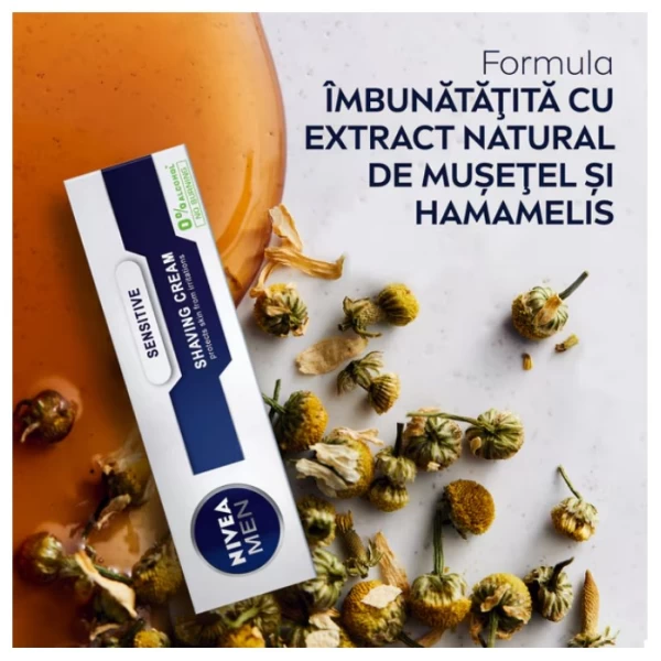 Nivea Crema pentru ras pentru ten sensibil 100 ml - image 3