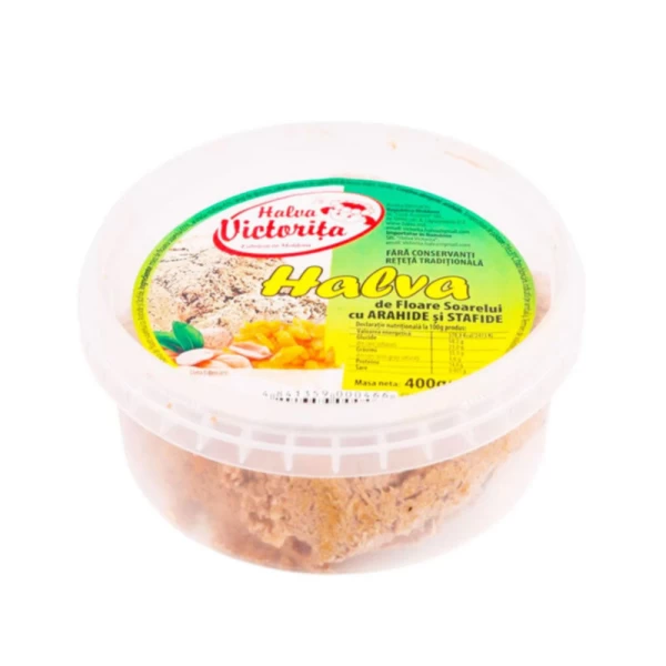 Victorita Halva de Floarea soarelui cu stafide si arahide 400 g - image 1