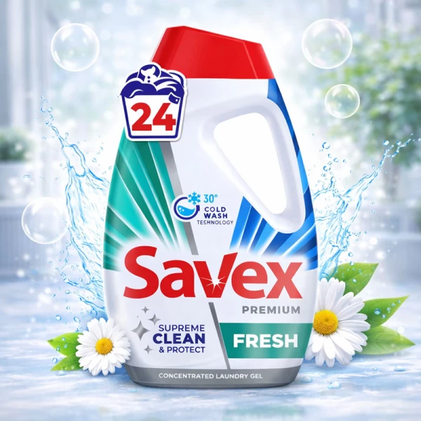 Savex жидкий порошок Premium Fresh 0,96л - image 2