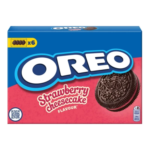 Oreo Печенье со вкусом клубники и чизкейка 228г - image 1