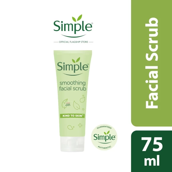 Simple скраб для лица выравнивающий 75мл Smoothing Facial Scrub - image 3
