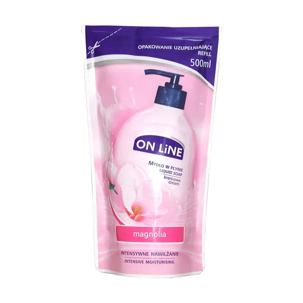 On Line sapun-crema 500ml (rezerva) Magnolie - image 1