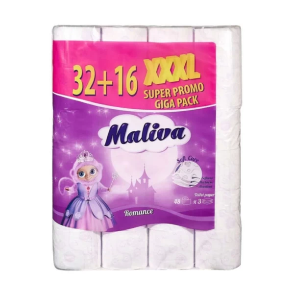 Maliva Hartie igienica 32+16 role 3 straturi Romance - image 1