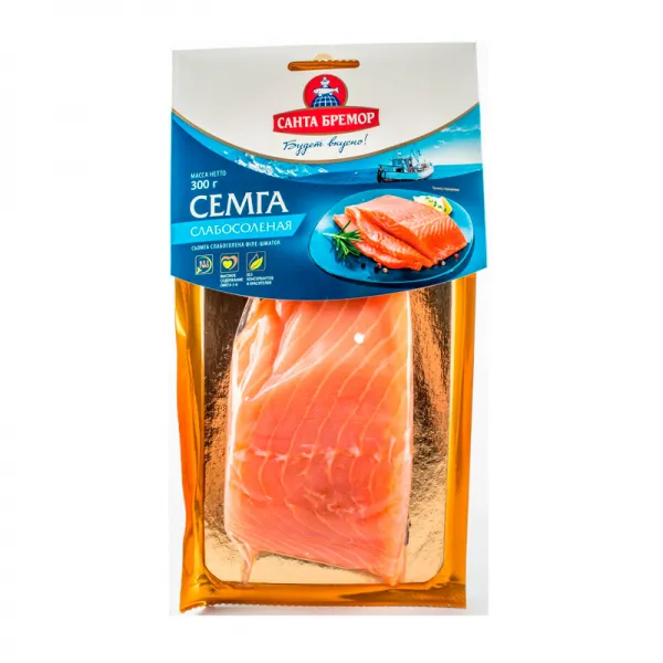 Somon usor sarat file bucati Santa Bremor 300gr - image 1