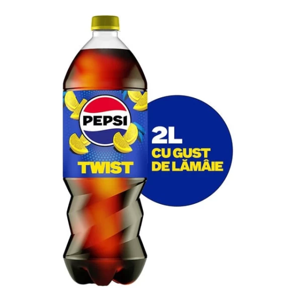 Pepsi Twist Bautura carbogazoasa cu suc de lamaie 2 L - image 2