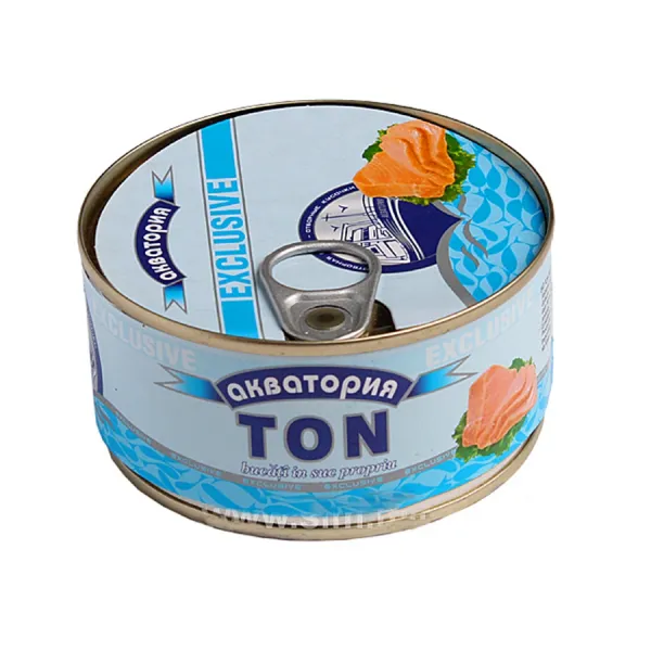 Тунец Акватория 240г в собственном соку - image 1