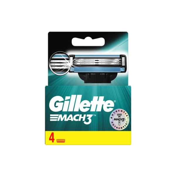 Gillette Rezerve aparat de ras Mach3 4 buc - image 2