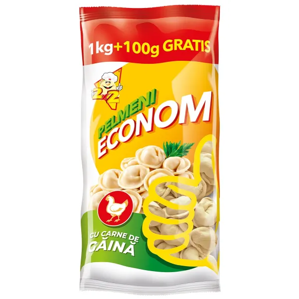Пельмени Econom 2х2 Gaina 1100г, Casa Noastra - image 1