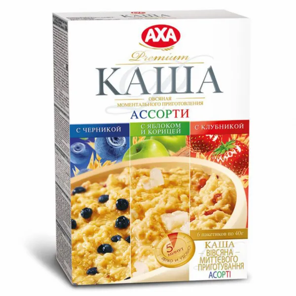 AXA Terci instant de ovaz Asorti (6x40g) 240g - image 1