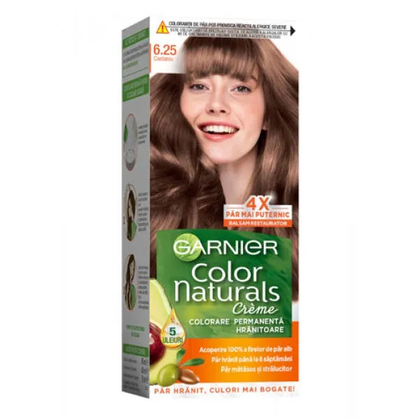 Стойкая краска для волос с аммиаком Garnier Color Naturals 6.25 Каштан - image 1