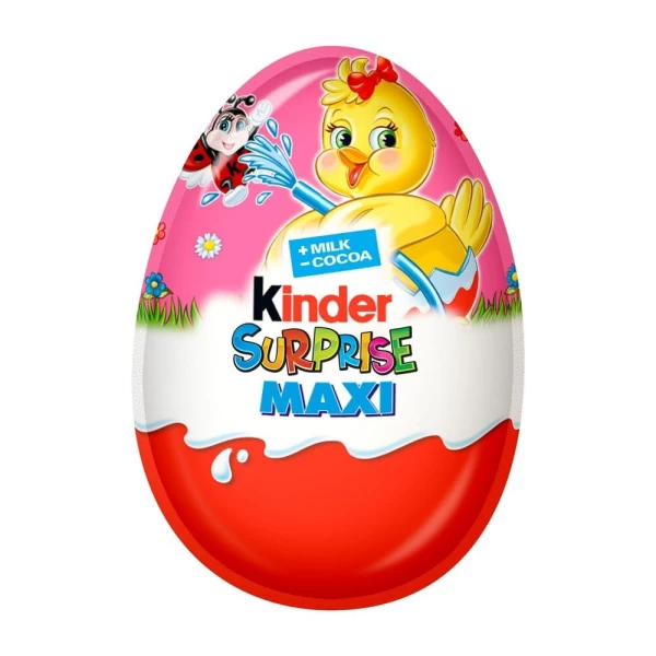 Яйцо шоколадное с сюрпризом Киндер Макси Сюрприз ПАСХАЛЬНОЕ 100г - image 1