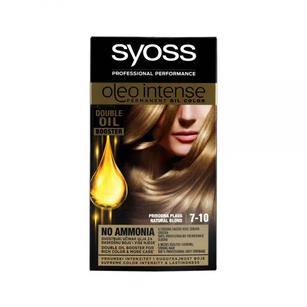 Краска для волос Syoss Oleo Intense 7-10 Натуральный светло-русый - image 1