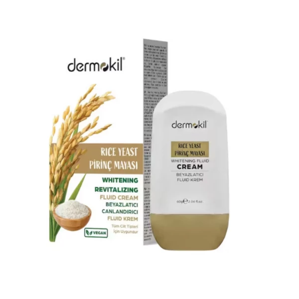Dermokil Crema fluida de albire cu extract de orez 30 SPF, 60 g - image 1