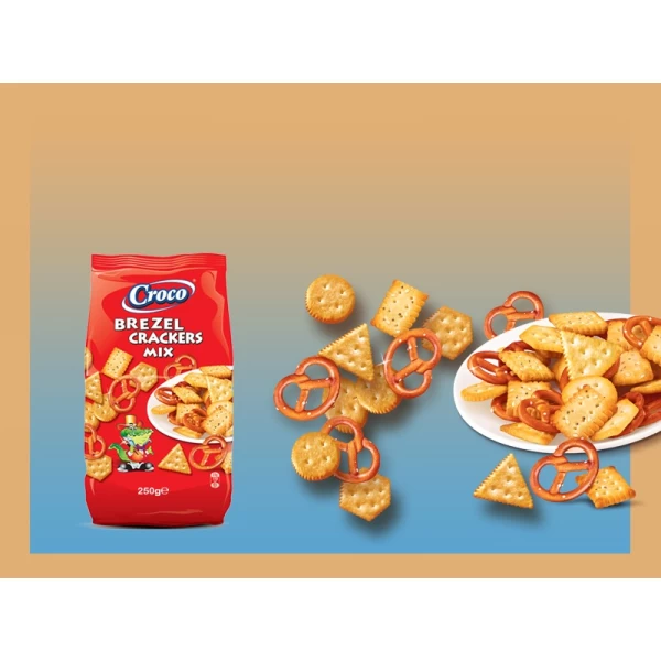 Крекеры Croco Pretzel Mix 250гр - image 2