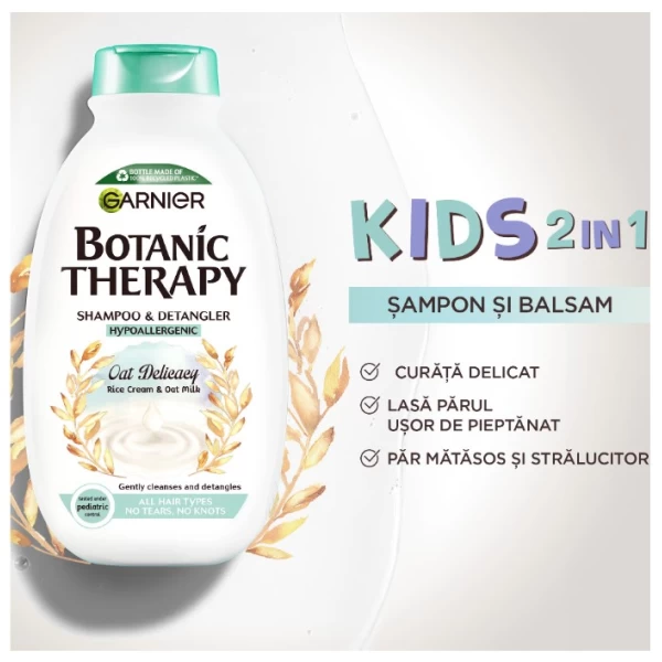 Botanic Therapy Disney Шампунь 2в1 Детский Овсяное лакомство 250 мл - image 2