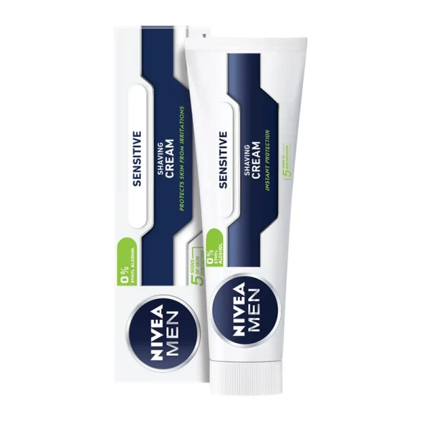 Nivea Men Crema pentru ras pentru ten sensibil 100 ml - image 1