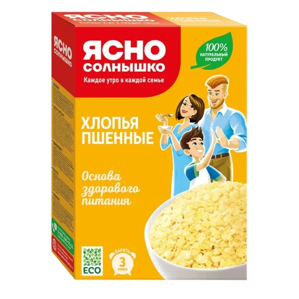 Хлопья пшённые Ясно солнышко 375г - image 1