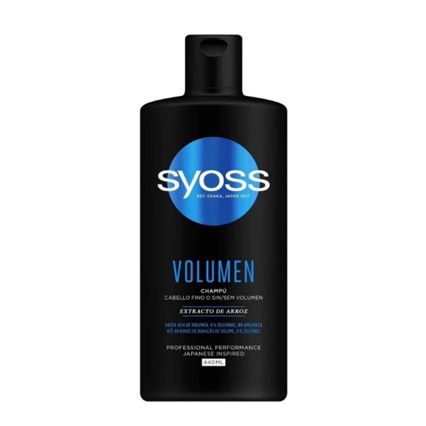 Syoss Шампунь Volume с Фиолетовым Рисом для тонких волос без объема 440 мл - image 1