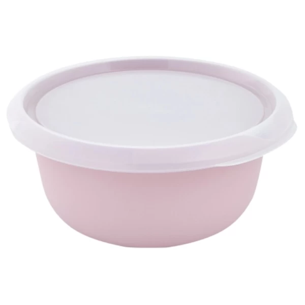 ALEANA Bol plastic cu capac 3 l, roz - image 1