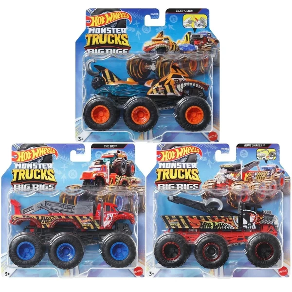 Monster Trucks 1:64 с 6 колесами, в ассортименте Hot Wheels - image 4