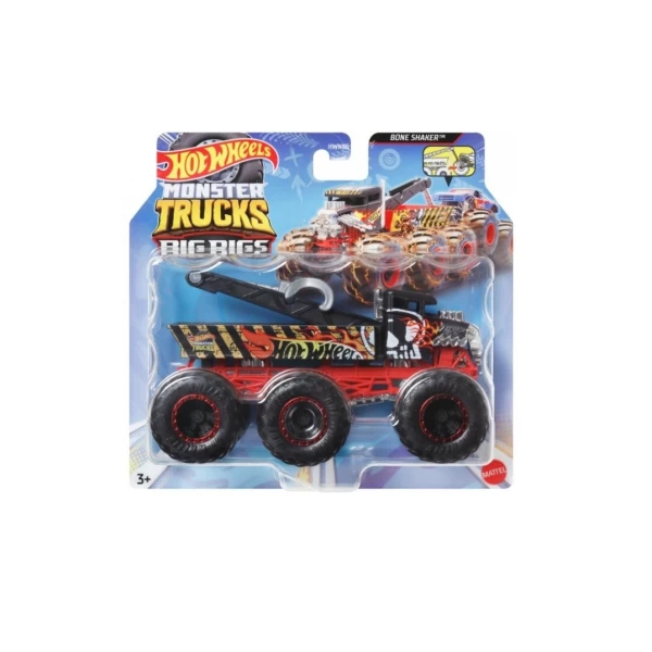 Monster Trucks 1:64 с 6 колесами, в ассортименте Hot Wheels - image 1
