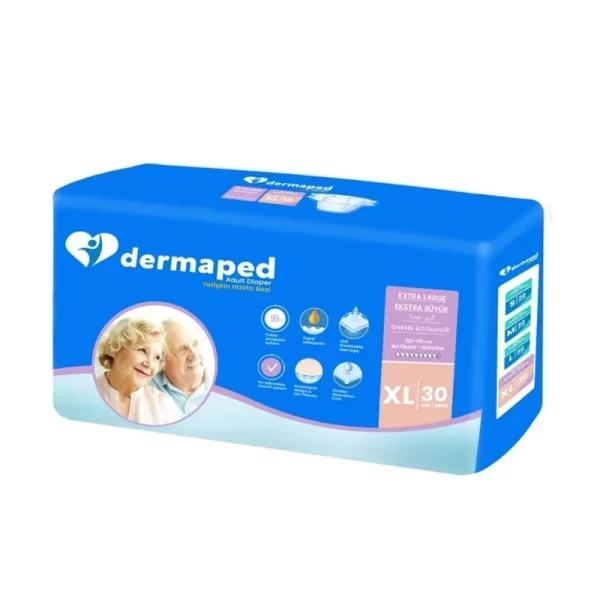 Dermaped Scutece pentru maturi XL 120-170 cm 30 buc - image 1