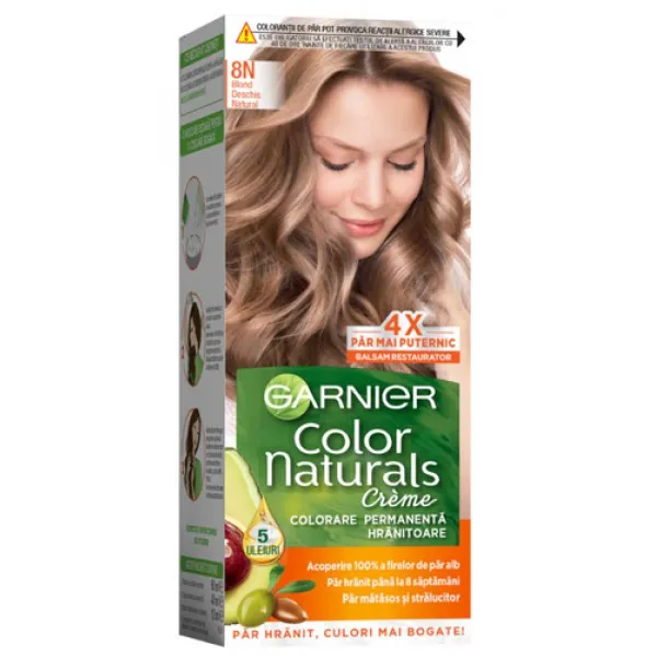 Garnier Color Naturals Vopsea de par 8N Blond Deschis Natural - image 1