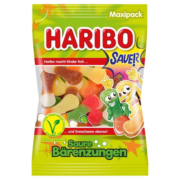Мармелад Haribo Saure Barenzungen, 100 г - image 1