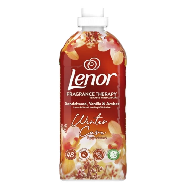 Lenor Balsam de rufe 1.2 l Fragrance Therapy Sandalwood, Vanilla & Amber, 48 spalari - image 1