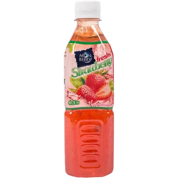 Moonberry Bautura racoritoare Fresh Strawberry 0,5l pet - image 1