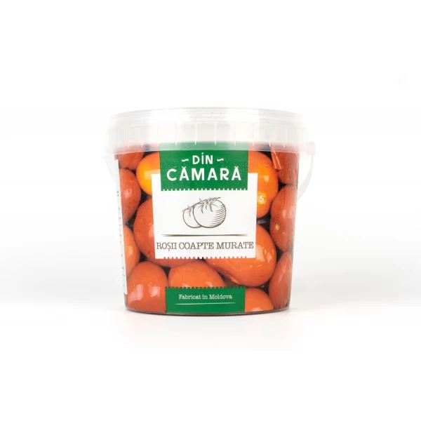 Маринованные запеченные помидоры "Din Cămară" (в ведерке) 0,5 кг - image 1