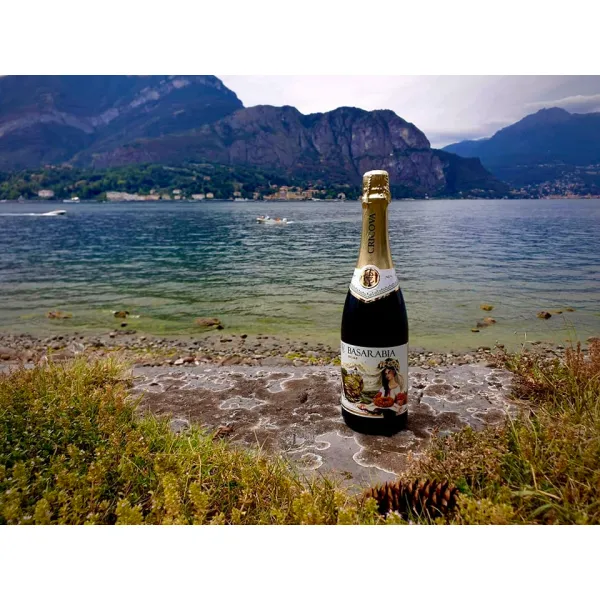 Вино игристое Cricova 0,75л белое сухое Бессарабия - image 3