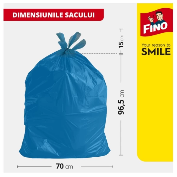 Fino Pungi pentru gunoi Easy-Pack 120L 15 buc - image 3