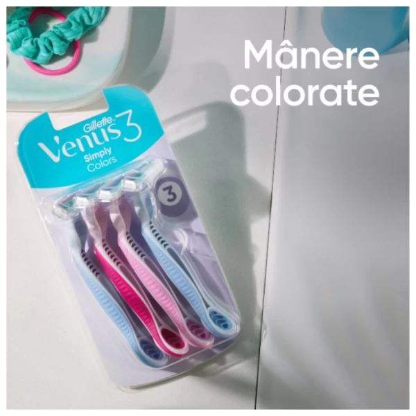 Gillette Venus Бритва 3 Plus Dispo, 4 штуки - image 2
