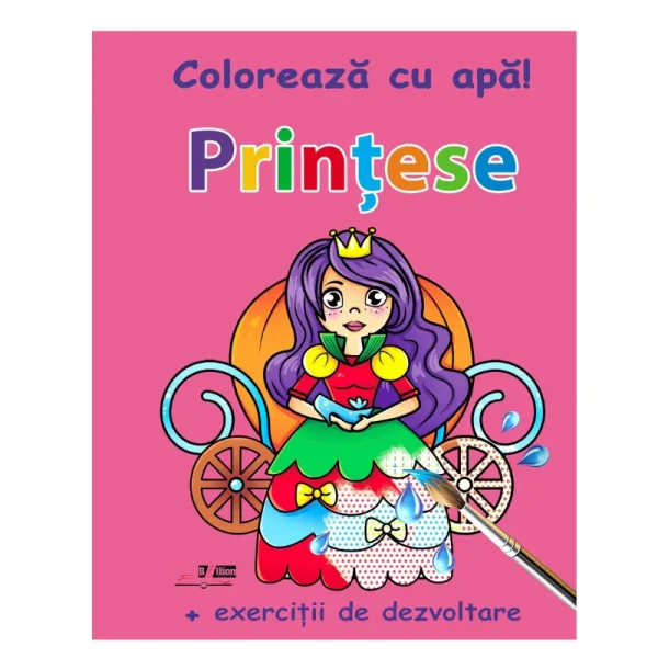 Coloreaza cu apa! Exercitii de dezvoltare + Printese - image 1