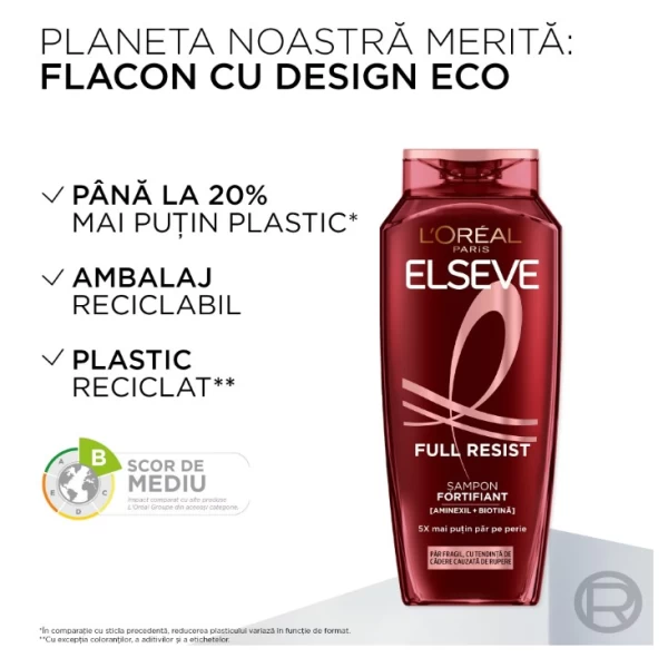 L'Oreal Elseve Full Resist укрепляющий шампунь, для ломких и склонных к выпадению волос, 400 мл - image 4