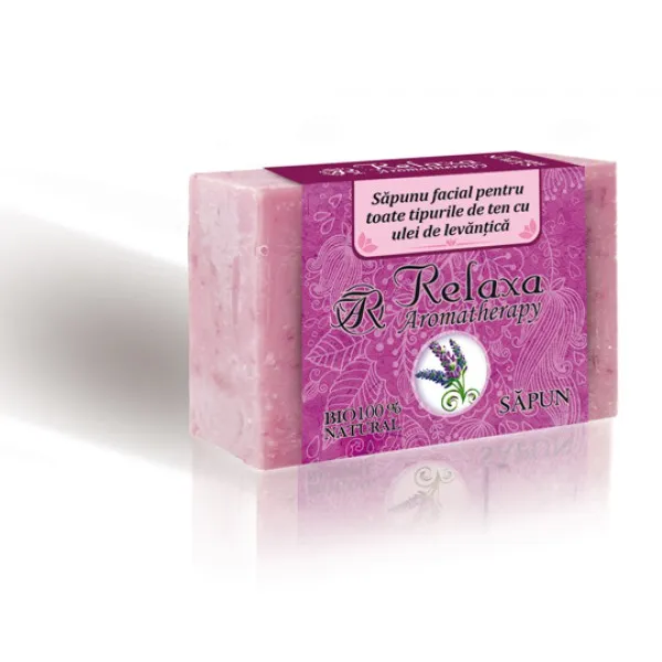 Relaxa Мыло для лица с эфирным маслом лаванды - image 1
