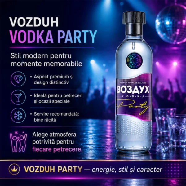 Водка Vozduh Party 40% 0,5 л - image 2
