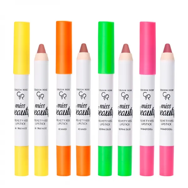 Golden Rose Ruj-creion de buze Miss Beauty Velvety Kiss 04 3,5gr - image 2