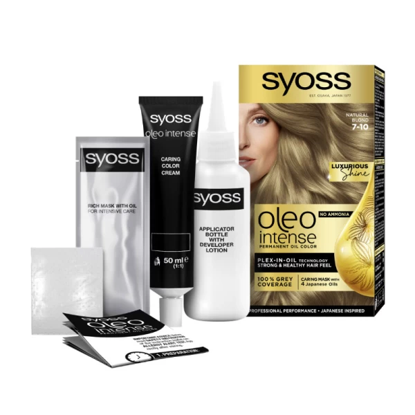 Syoss Oleo Intense Vopsea de par 7-10 Blond Natural - image 2