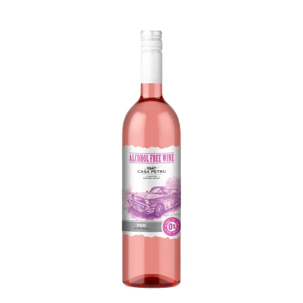 Вино безалкогольное Casa Petru Rose розовое полусладкое 750мл - image 1