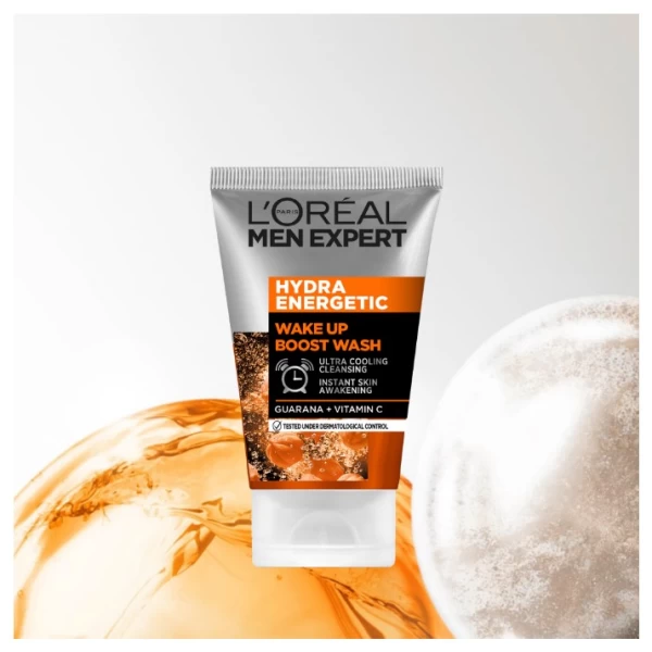 L'Oreal Paris Men Expert Hydra Energetic Охлаждающий очищающий гель для мужчин, 100 мл - image 5