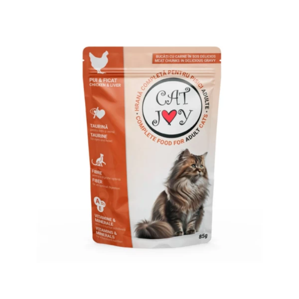 Cat Joy hrana pentru pisici plic 85g Pui - image 1