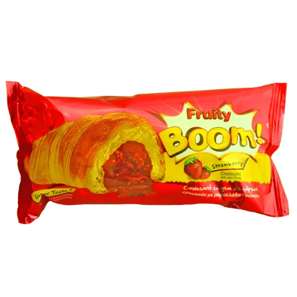 BOOM Croissant 50g cu gem de capsuna - image 1