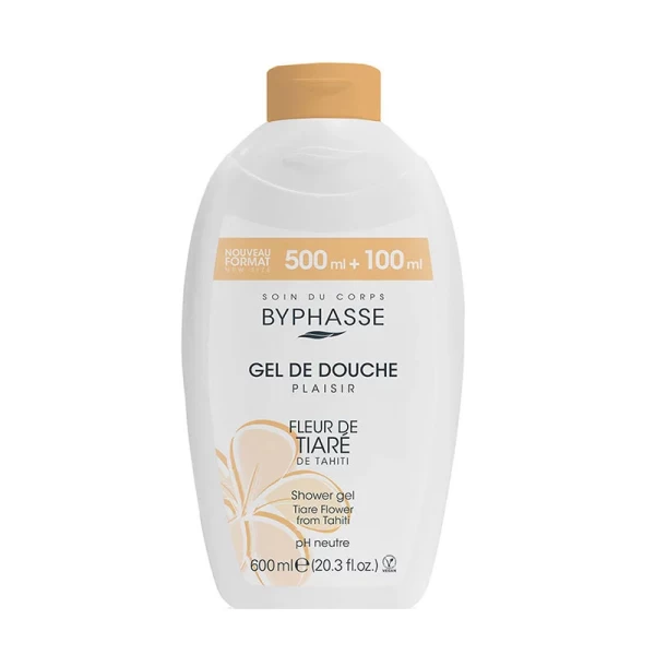 Byphasse Plaisir Gel-crem de dus Floarea de tiare 600 ml - image 1