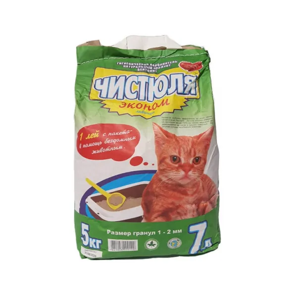 Cistiulea Econom Umplutura pentru pisici (1-2 mm) 5kg - image 1