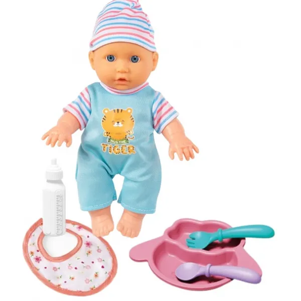 ESSA Papusa muzicala intr-o salopeta roz cu curcubeu - image 1