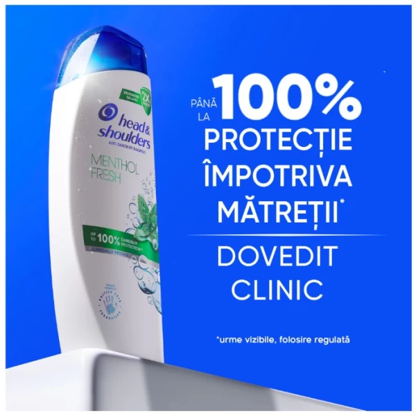 Head & Shoulders Sampon 625 ml Menthol - image 2