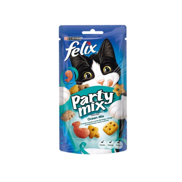 Felix Party Mix delicatese de pisici Ocean Mix 60g - image 1